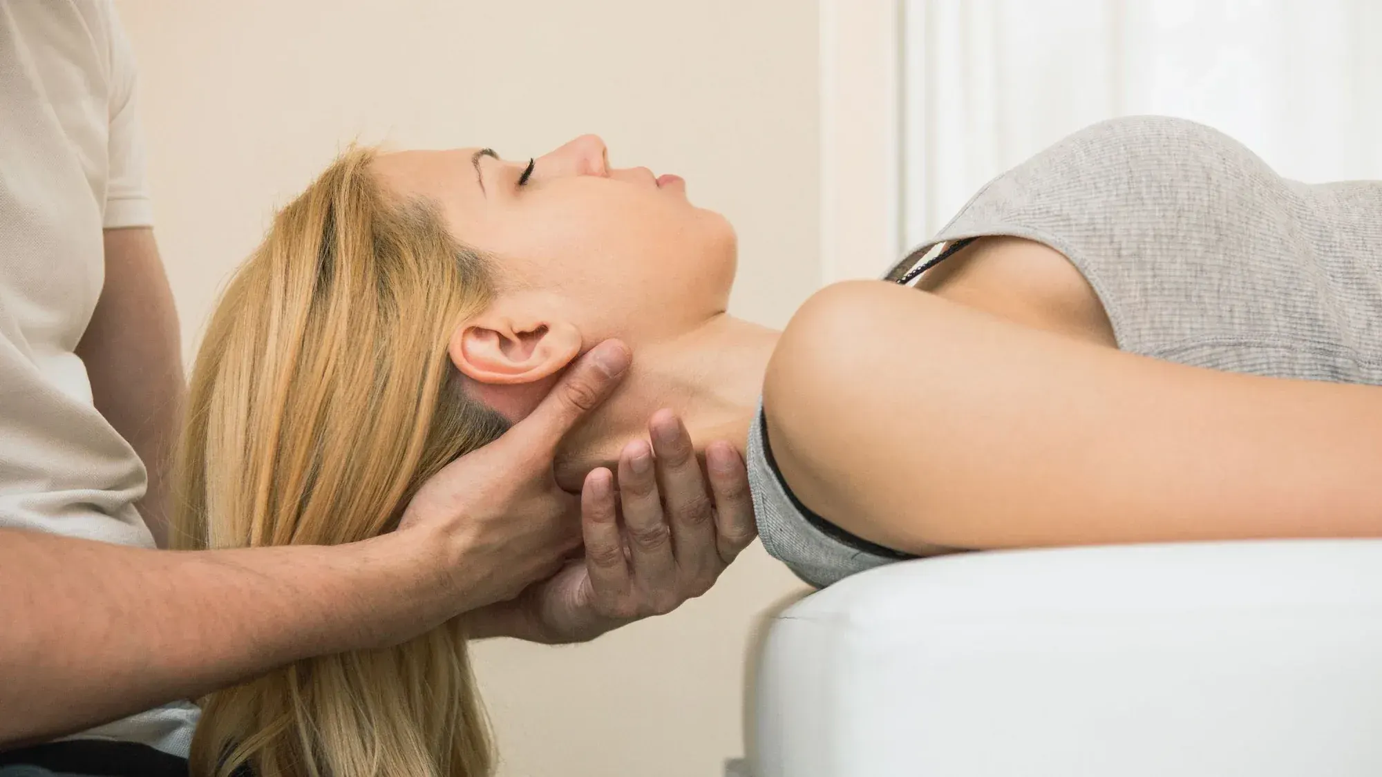 Patient receiving auto accident injury assessment at Bensa Chiropractic and Wellness Bradenton
