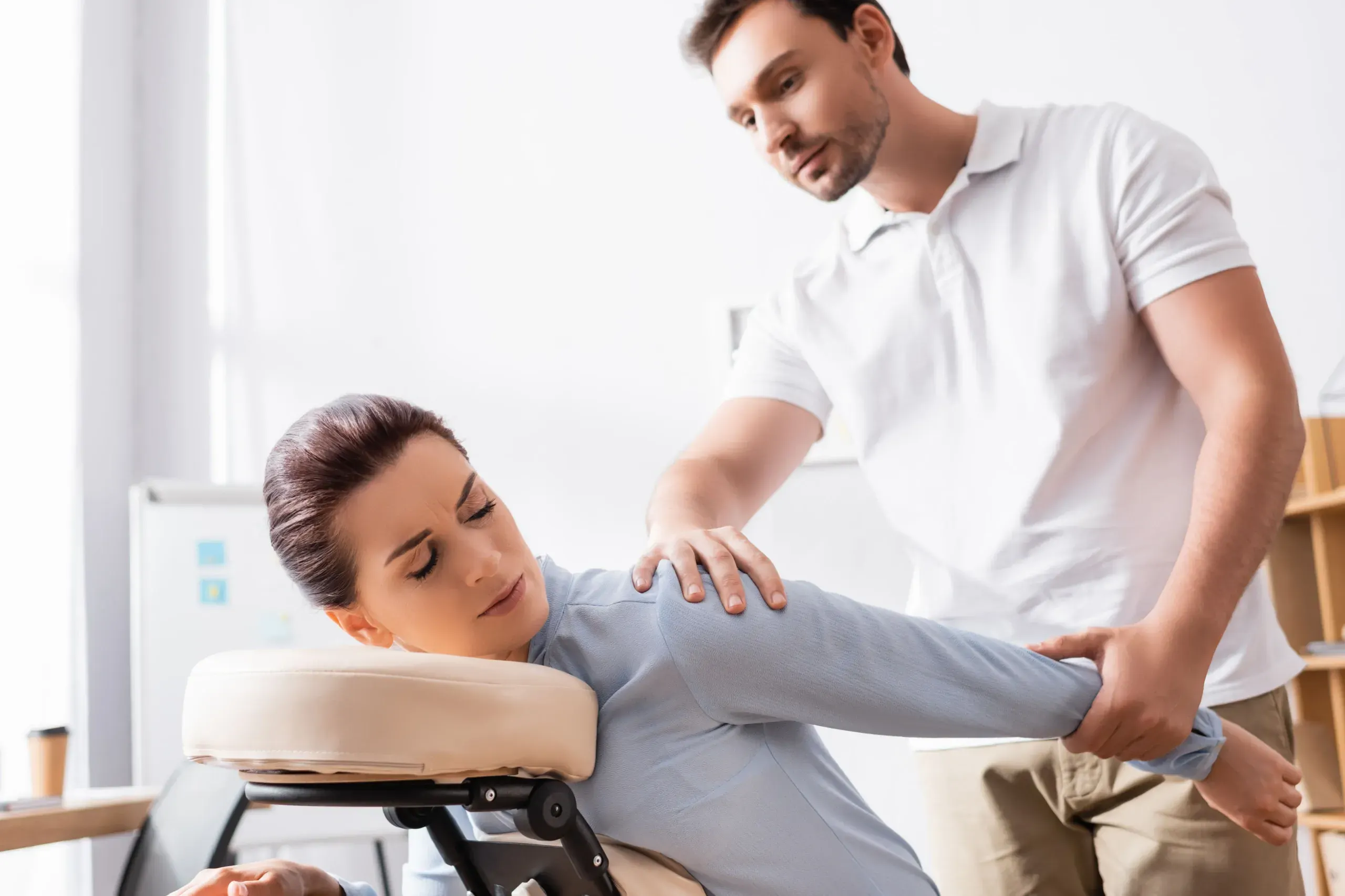 Confident patient portrait after flexion-distraction at Bensa Chiropractic Bradenton