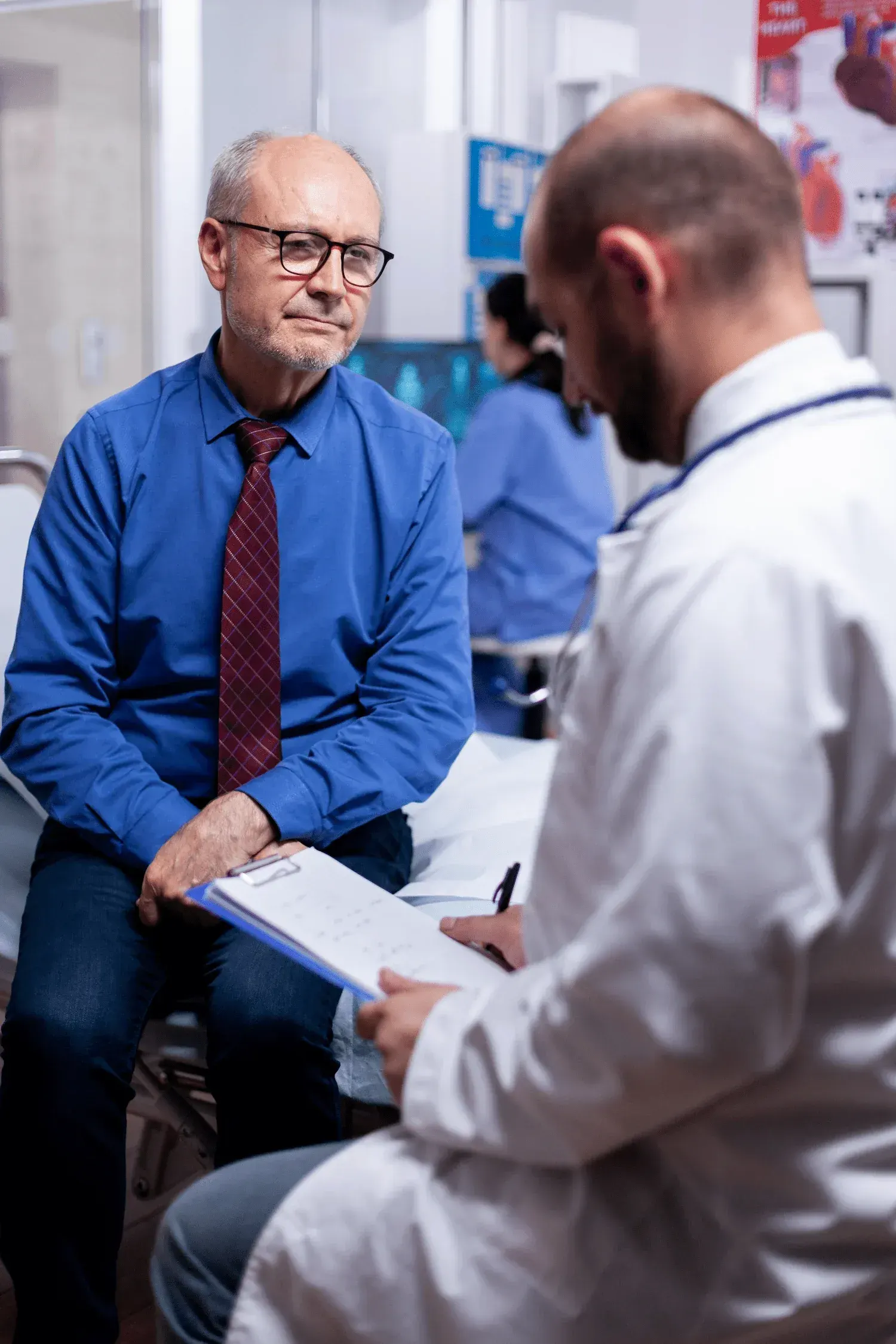 Patient consultation at Bensa Chiropractic and Wellness Bradenton