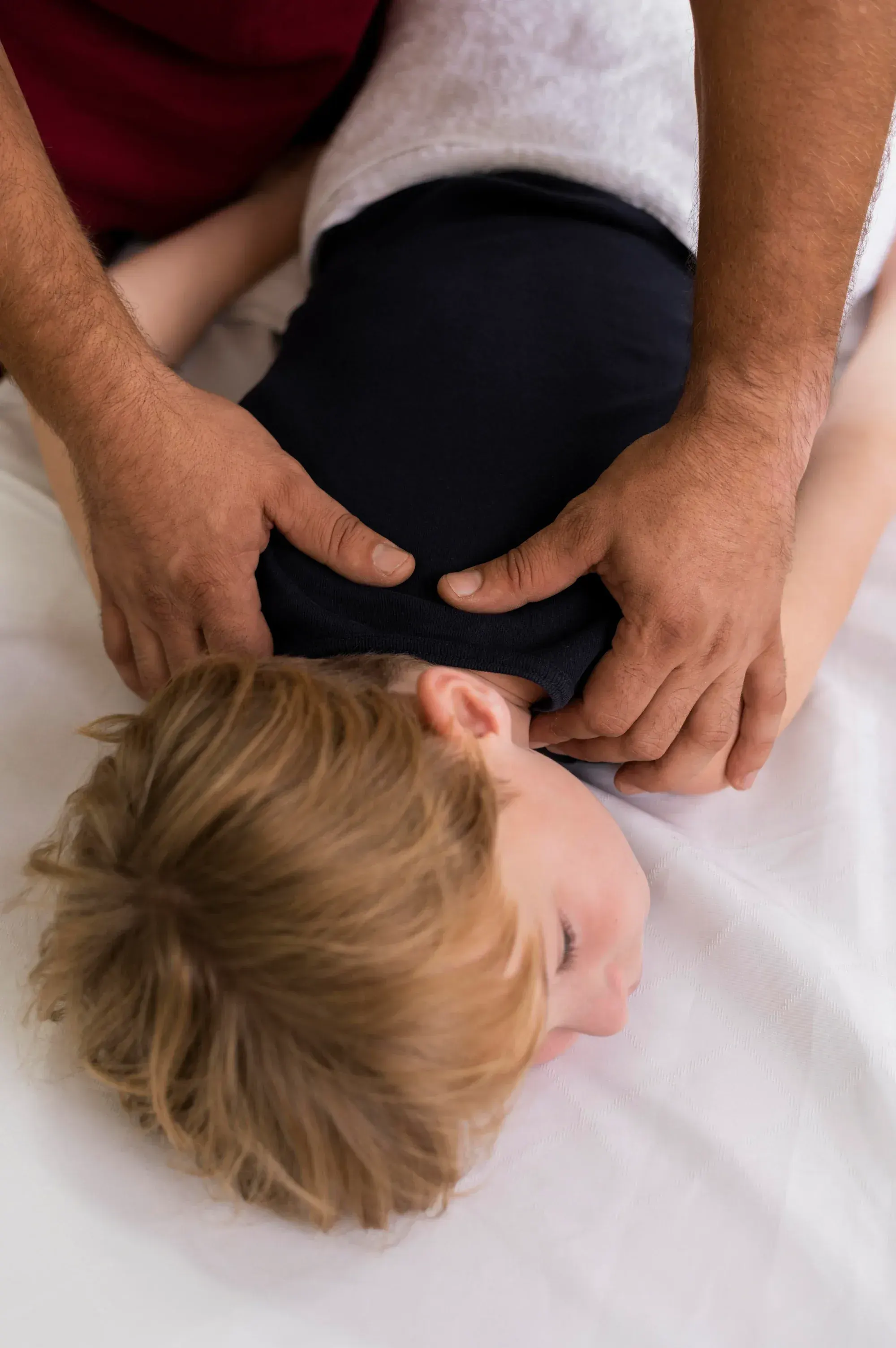 Parent and child consultation for pediatric chiropractic at Bensa Chiropractic and Wellness Bradenton