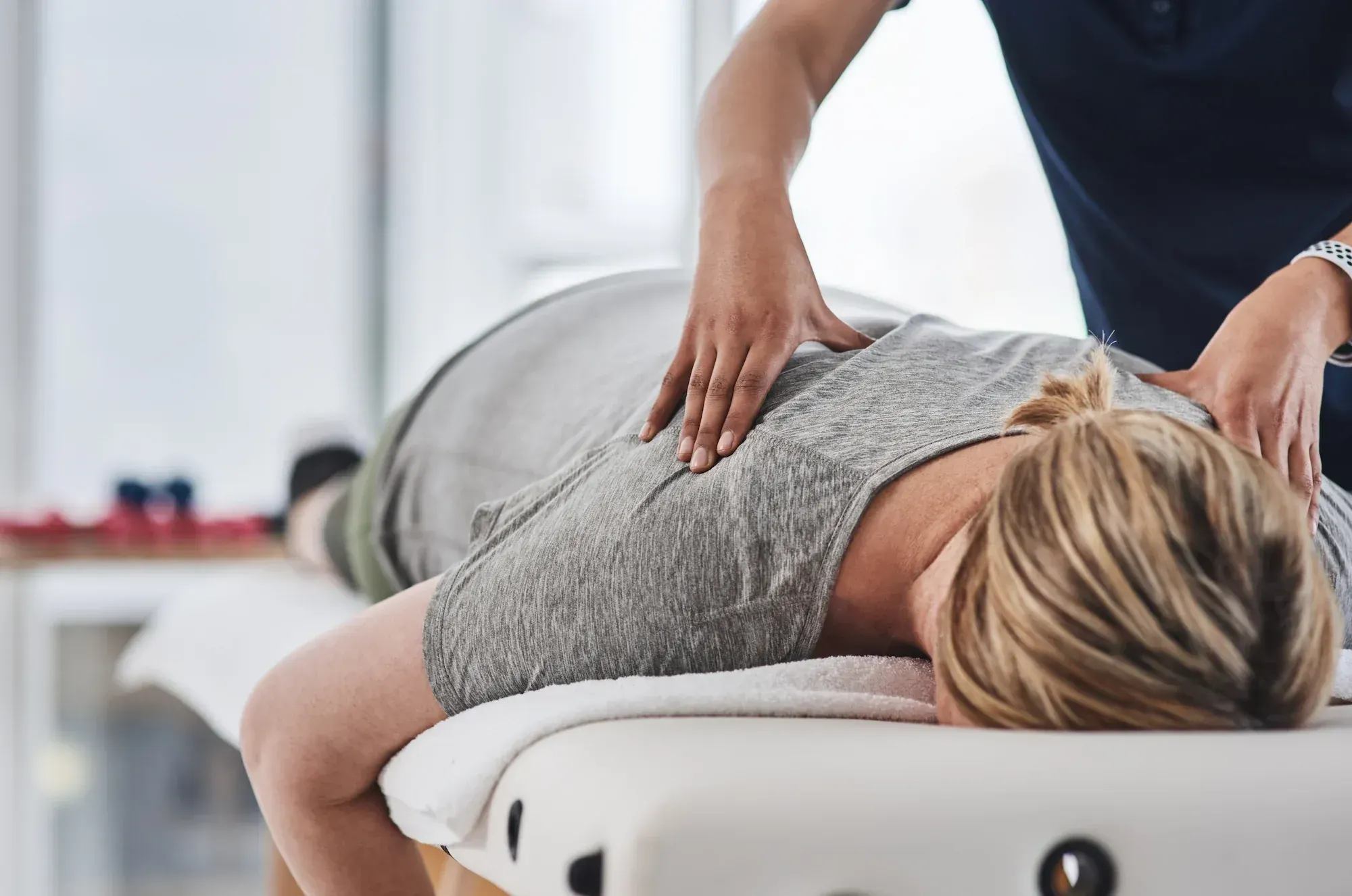 Modern clinic interior at Bensa Chiropractic and Wellness in Bradenton Florida